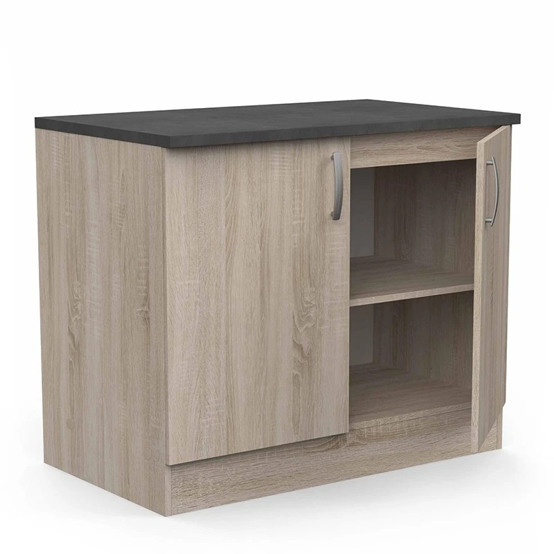 Demeyere Meuble De Cuisine Bas 2 Portes 100cm Paprika 4 Demeyere Meuble De Cuisine Bas 2 Portes 100cm Paprika – Image 4