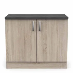 Demeyere Meuble De Cuisine Bas 2 Portes 100cm Paprika 11 Demeyere Meuble De Cuisine Bas 2 Portes 100cm Paprika -ATMOSPHERA Boutique meuble de cuisine bas 2 portes 100cm paprika 1 5