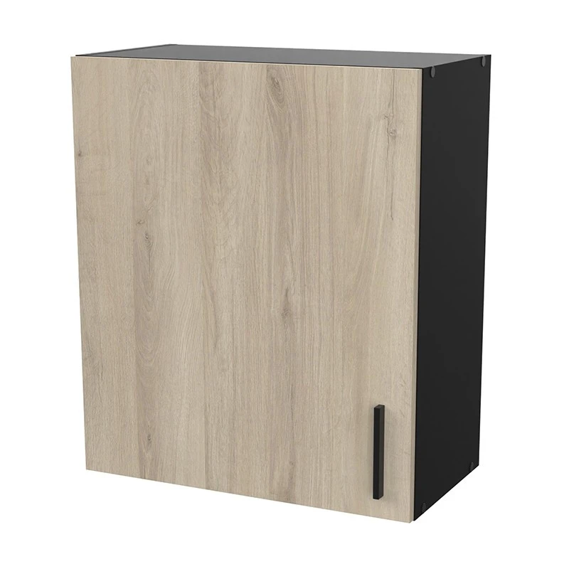Demeyere Meuble Haut 1 Porte 60 Cm Origan Noir Et Bois 1 Demeyere Meuble Haut 1 Porte 60 Cm Origan Noir Et Bois