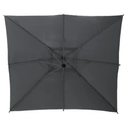 Parasol Décentré Carré Manoa Ardoise Hespéride -ATMOSPHERA Boutique parasol decentre carre manoa ardoise hesperide 1 4