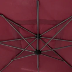 Parasol Décentré Carré Manoa Bordeaux Hespéride -ATMOSPHERA Boutique parasol decentre carre manoa bordeaux hesperide 2