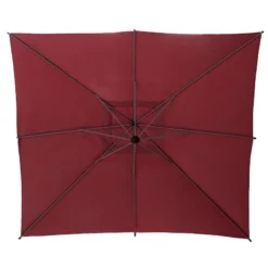 Parasol Décentré Carré Manoa Bordeaux Hespéride -ATMOSPHERA Boutique parasol decentre carre manoa bordeaux hesperide 4