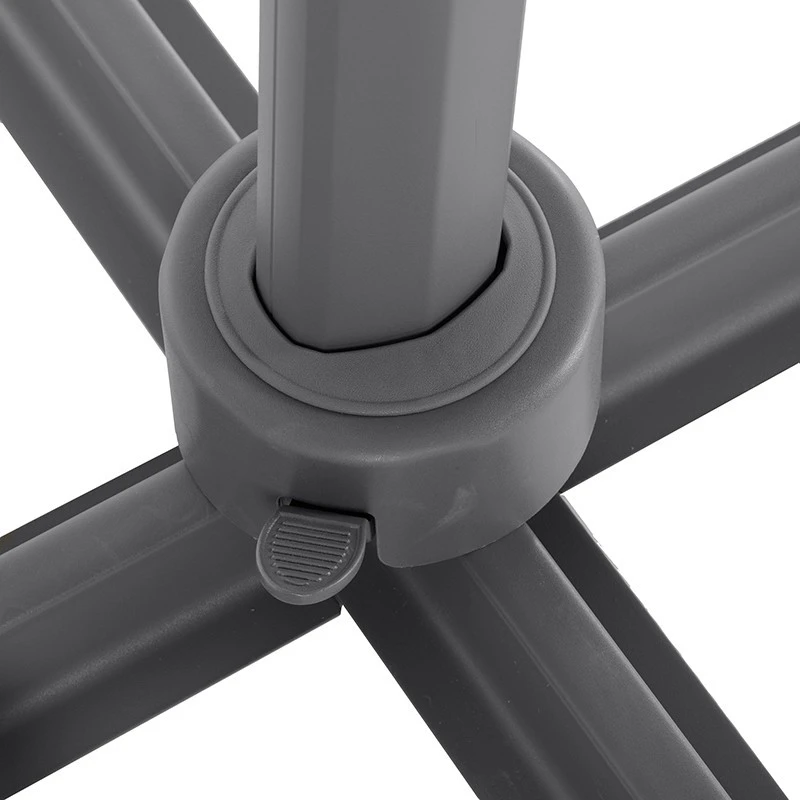 Parasol Décentré Eléa Inclinable Rectangulaire Oléfine Anthracite Hespéride 6 Parasol Décentré Eléa Inclinable Rectangulaire Oléfine Anthracite Hespéride – Image 6