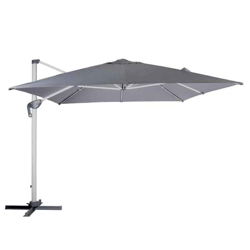 Parasol Déporté Rectangulaire Equador Ardoise Hespéride 2 Parasol Déporté Rectangulaire Equador Ardoise Hespéride – Image 2