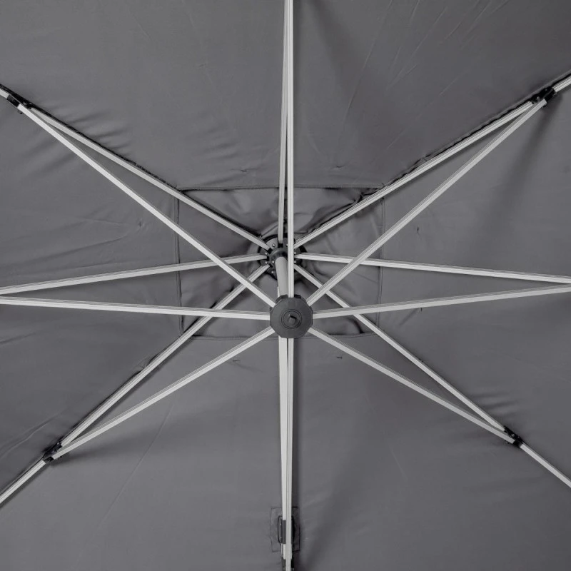 Parasol Déporté Rectangulaire Equador Ardoise Hespéride 5 Parasol Déporté Rectangulaire Equador Ardoise Hespéride – Image 5