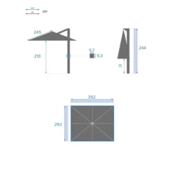 Parasol Déporté Rectangulaire Soly Honey Et Charbon Hespéride 13 Parasol Déporté Rectangulaire Soly Honey Et Charbon Hespéride -ATMOSPHERA Boutique parasol deporte rectangulaire soly honey et charbon hesperide 6