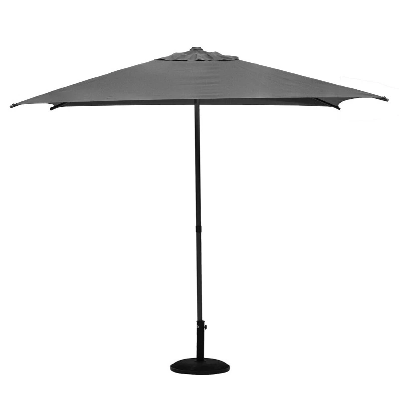Parasol Droit Carré 2,5x2,5m Soya Ardoise Hespéride 2 Parasol Droit Carré 2,5x2,5m Soya Ardoise Hespéride – Image 2
