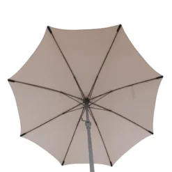 Parasol Droit Rond 2,7m Sisko Taupe Hespéride -ATMOSPHERA Boutique parasol droit rond 27m sisko taupe hesperide 3