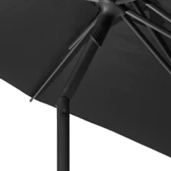 Parasol Droit Rond 2,7m Soya Ardoise Hespéride -ATMOSPHERA Boutique parasol droit rond 27m soya ardoise hesperide 1 2