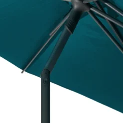 Parasol Droit Rond 2,7m Soya Bleu Canard Hespéride -ATMOSPHERA Boutique parasol droit rond 27m soya bleu canard hesperide 5