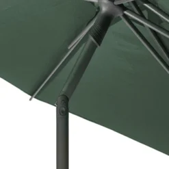 Parasol Droit Rond 2,7m Soya Vert Olive Hespéride -ATMOSPHERA Boutique parasol droit rond 27m soya vert olive hesperide 5