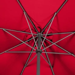 Parasol Mat Central Rond 3m Loompa Grenade Hespéride -ATMOSPHERA Boutique parasol mat central rond 3m loompa grenade hesperide 6