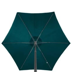 Parasol Rond 2,3m Anzio Bleu Canard Hespéride -ATMOSPHERA Boutique parasol rond anzio bleu canard hesperide 1 2