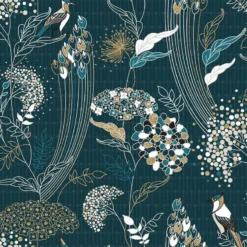 Parure De Lit Paon Bleu Canard 240x220 Atmosphera -ATMOSPHERA Boutique parure de lit paon bleu canard 240x220 atmosphera 2