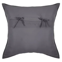 PARURE LIT 2 P. TRESSES DESSUS LIT 2 TAIES GRIS ATMOSPHERA -ATMOSPHERA Boutique parure lit 2 p tresses dessus lit 2 taies gris atmosphera 3