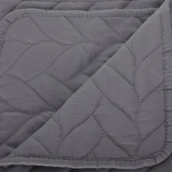 PARURE LIT 2 P. TRESSES DESSUS LIT 2 TAIES GRIS ATMOSPHERA -ATMOSPHERA Boutique parure lit 2 p tresses dessus lit 2 taies gris atmosphera 4