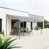 Pergola Store Madère Ardoise Hespéride