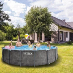 Piscine Tubulaire Baltik D 4.57 M H 1.22 M Intex -ATMOSPHERA Boutique piscine tubulaire baltik d 457 m h 122 m intex 2