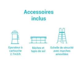 Piscine Tubulaire Prism Rectangulaire 4.88 X 2.44 X 1.07m Intex + Accessoires -ATMOSPHERA Boutique piscine tubulaire prism rectangulaire 488 x 244 x 107m intex accessoires 3