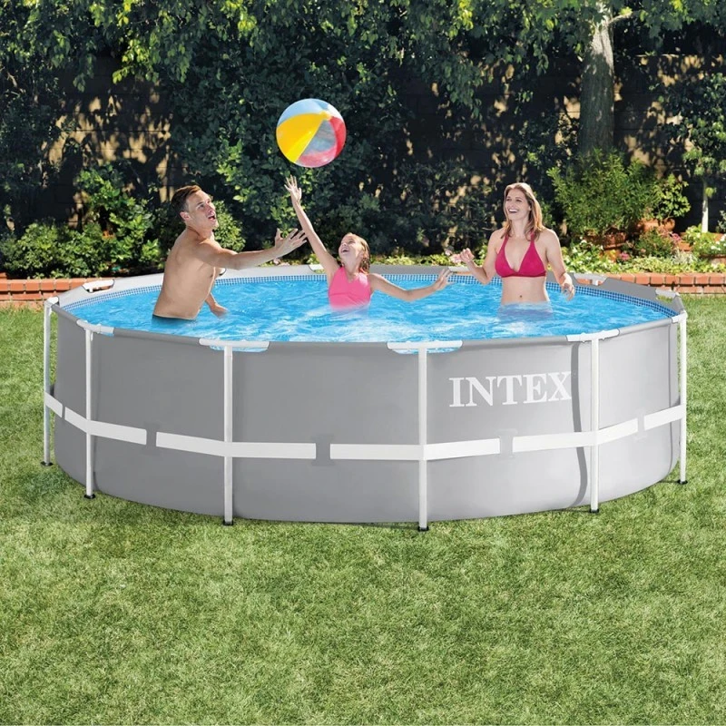 Piscine Tubulaire Ronde Prism Intex 3,66 X 1,22 M Avec Accessoires Intex 1 Piscine Tubulaire Ronde Prism Intex 3,66 X 1,22 M Avec Accessoires Intex