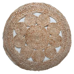 Pouf En Jute Ajouré 43x18 Atmosphera -ATMOSPHERA Boutique pouf en jute ajoure 43x18 atmosphera 4