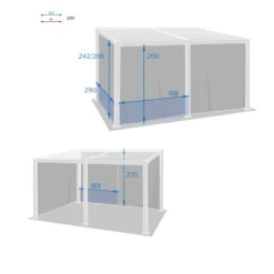 Rideaux Opaques Pour Tonnelle 4x3 M Avila Hespéride 5 Rideaux Opaques Pour Tonnelle 4x3 M Avila Hespéride -ATMOSPHERA Boutique rideaux opaques pour tonnelle 4x3 m avila hesperide 2