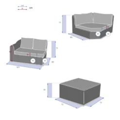 Salon Angle Moorea 5 Places Savana Hespéride 19 Salon Angle Moorea 5 Places Savana Hespéride -ATMOSPHERA Boutique salon angle moorea 5 places savana hesperide 9