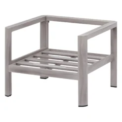 Salon De Jardin 5 Places Jauca Noisette / Gris Boisé Hespéride -ATMOSPHERA Boutique salon de jardin 5 places jauca noisette gris boise hesperide 1 7