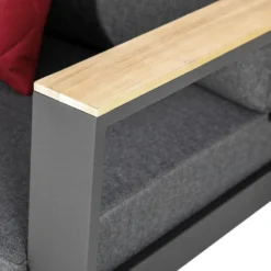 Salon De Jardin Emperia 5p En Aluminium Et Acacia Hespéride -ATMOSPHERA Boutique salon de jardin emperia 5p en aluminium et acacia hesperide 9