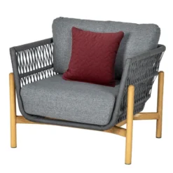 Salon De Jardin 5 Places Rubby Graphite Hespéride -ATMOSPHERA Boutique salon de jardin rubby graphite premium hesperide 4