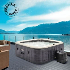 Spa Gonflable 4 Places Ardoise Carré Intex 12 Spa Gonflable 4 Places Ardoise Carré Intex -ATMOSPHERA Boutique spa gonflable 4 places ardoise carre intex 5