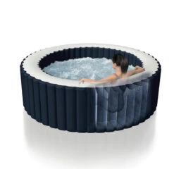 Spa Gonflable 6 Places Bulles Et Leds Blue Navy Intex -ATMOSPHERA Boutique spa gonflable bulles et leds 6 places blue navy intex 9