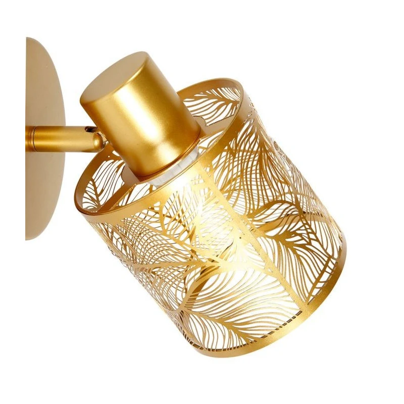 Spot Calathéa Métal Ajouré Doré Ostaria 4 Spot Calathéa Métal Ajouré Doré Ostaria – Image 4