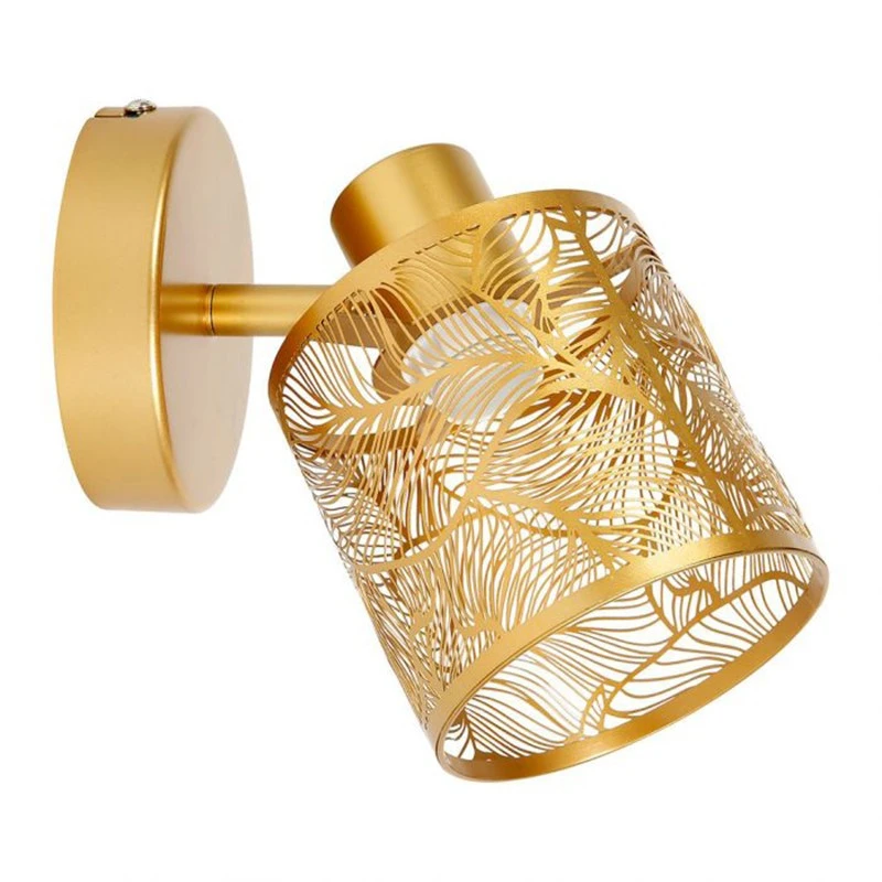 Spot Calathéa Métal Ajouré Doré Ostaria 1 Spot Calathéa Métal Ajouré Doré Ostaria