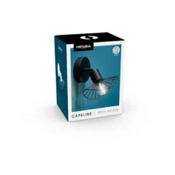 Spot Capeline En Métal Filaire Noir Ostaria 5 Spot Capeline En Métal Filaire Noir Ostaria -ATMOSPHERA Boutique spot capeline en metal filaire noir ostaria 2