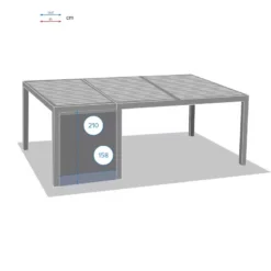 Store Semi-automatique Petit Modèle Pour Tonnelle Majaé Hespéride -ATMOSPHERA Boutique store semi automatique petit modele pour tonnelle majae hesperide 2