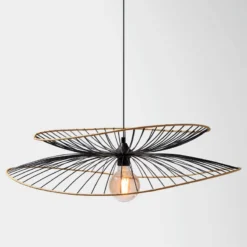 Suspension Métal Et Rotin Alara D69 Atmosphera -ATMOSPHERA Boutique suspension metal et rotin alara d69 atmosphera 2