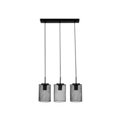 Suspension Rampe Grillage Ubi Noir Ostaria -ATMOSPHERA Boutique suspension rampe grillage ubi noir ostaria 2