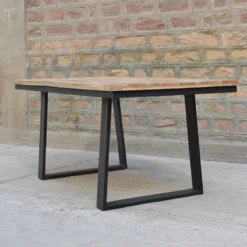 Table à Manger Bois Et Pieds Métal En U -ATMOSPHERA Boutique table a manger bois et pieds metal en u 4