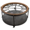 Table Basse Chrono Ronde Noire Atmosphera