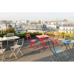 Table Carrée Pliante Greensboro 2p Graphite Hespéride 8 Table Carrée Pliante Greensboro 2p Graphite Hespéride -ATMOSPHERA Boutique table carree greensboro graphite 3