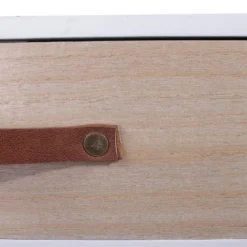 Table De Chevet Pieds Bois 1 Tiroir Blanc -ATMOSPHERA Boutique table de chevet pieds bois 1 tiroir blanc 5