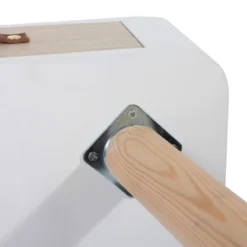 Table De Chevet Pieds Bois 1 Tiroir Blanc -ATMOSPHERA Boutique table de chevet pieds bois 1 tiroir blanc 6