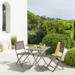 Table Alu Pliante Azua 2 Places Tonka Hespéride -ATMOSPHERA Boutique table pliante azua tonka 2 personnes hesperide 2