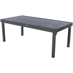 Table Rectangulaire Extensible Piazza 12 P. Graphite Hespéride -ATMOSPHERA Boutique table rectangulaire extensible piazza 12 personnes graphite hesperide 1