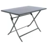 Table Rectangulaire Pliante Greensboro 4p Graphite Hespéride