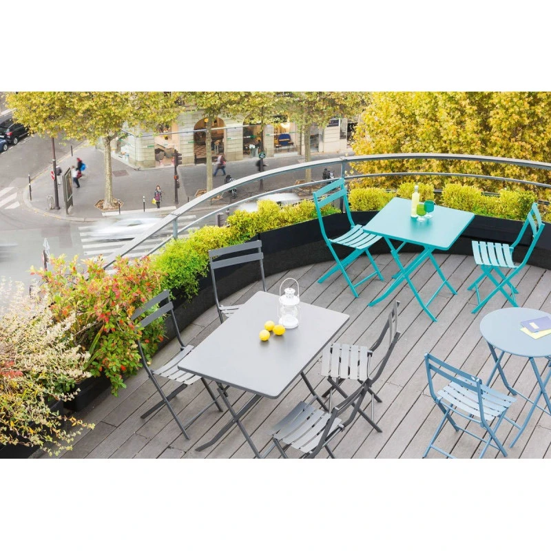 Table Rectangulaire Pliante Greensboro 4p Graphite Hespéride 4 Table Rectangulaire Pliante Greensboro 4p Graphite Hespéride – Image 4