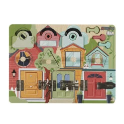 Tableau D'apprentissage Formes, Couleurs Et Serrures