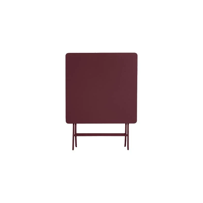 Table Carrée Pliante Greensboro 2p Bordeaux Hespéride 4 Table Carrée Pliante Greensboro 2p Bordeaux Hespéride – Image 4
