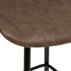 Tabouret De Bar Marron Cognac Olwen Atmosphera 7 Tabouret De Bar Marron Cognac Olwen Atmosphera -ATMOSPHERA Boutique tabouret de bar marron cognac olwen atmosphera 3